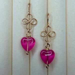 Clover Heart Earrings